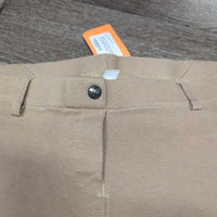 Hvy Cotton Breeches, Pull On *vgc, older, sm seam holes, seat rubs & pills
