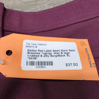 Euro Seat Breeches *vgc/gc, seat & legs: v.rubbed & pilly
