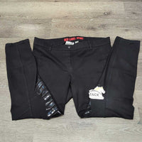 Cotton Euroseat Breeches, Pull On *vgc, mnr hair, seat & leg rubs & pills
