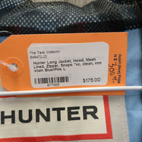 Long Jacket, Hood, Mesh Lined, Zipper, Snaps *xc, clean, mnr stain

