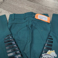 JUNIORS Euro Seat Breeches, Pullon *vgc/xc, mnr hair, knee stains & rubs
