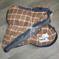 Lt Winter Blanket, 2 legs *gc, 0 wpf, dirty, film, stains, mnr faded, rubs, hair
