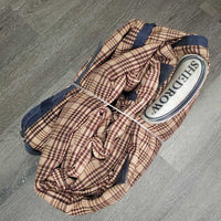 Lt Winter Blanket, 2 legs *gc, 0 wpf, dirty, film, stains, mnr faded, rubs, hair
