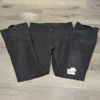 Full Seat Soft Shell Fleece Lined Winter Boot Cut Pants - Breeches *xc/like new, mnr dusty
