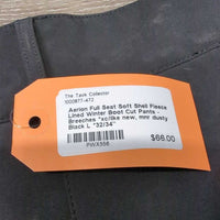Full Seat Soft Shell Fleece Lined Winter Boot Cut Pants - Breeches *xc/like new, mnr dusty
