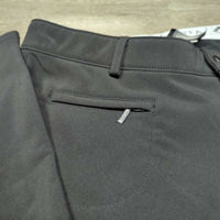 Soft Shell Fleece Lined Winter Boot Cut Pants - Breeches *xc, v.mnr stain?dirt & hair, knees: seam rubs & frays
