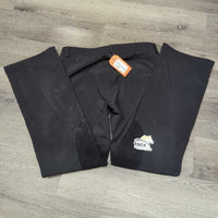 Soft Shell Fleece Lined Winter Boot Cut Pants - Breeches *xc, v.mnr stain?dirt & hair, knees: seam rubs & frays
