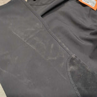Soft Shell Fleece Lined Winter Boot Cut Pants - Breeches *xc, v.mnr stain?dirt & hair, knees: seam rubs & frays
