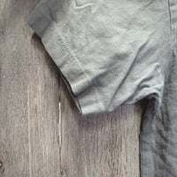 SS Cotton Shirt "Trust your Neighbor" *gc, faded, rubs, pills
