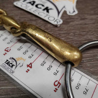 16mm Loose Ring Lozenge French Link Bit *vgc/gc, clean, chews, stains, residue
