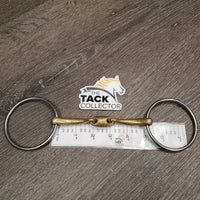 12mm Loose Ring Lozenge French Link Bit *vgc/gc, cmnr dirt, chews, stains, residue
