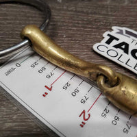 12mm Loose Ring Lozenge French Link Bit *vgc/gc, cmnr dirt, chews, stains, residue
