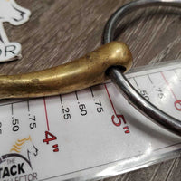 12mm Loose Ring Lozenge French Link Bit *vgc/gc, cmnr dirt, chews, stains, residue
