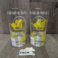 Vintage 2 Glasses "Northland Parks 1969" *vgc
