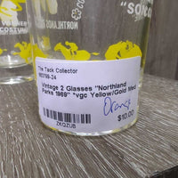 Vintage 2 Glasses "Northland Parks 1969" *vgc
