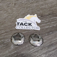2 Light Saddle Concho Lace - Tie Attachment *vgc
