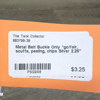 Metal Belt Buckle Only *gc/fair, scuffs, peeling, chips
