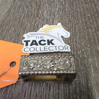 Bling Belt Buckle KEEPER (only) *gc, rubs, scuffs, peeled spots
