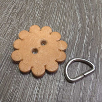 Leather Concho, D Ring *gc, tape
