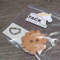 Leather Concho, D Ring *gc, tape
