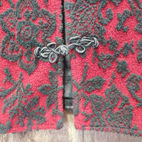 Fleece Western? Vest, "Fur" Collar *vgc
