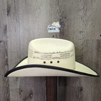 Straw Western Hat *vgc, mnr dirt & stains
