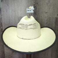 Straw Western Hat *vgc, mnr dirt & stains
