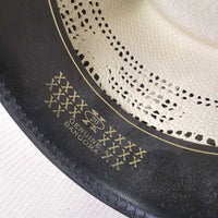 Straw Western Hat *gc, mnr dirt, stains & bent
