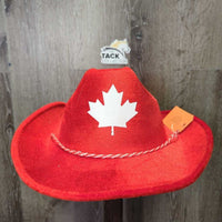 Synthetic Western Hat, string "Maple Leaf" *vgc, mnr rubs, pills & thread
