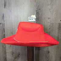 Synthetic Western Hat, string "Maple Leaf" *vgc, mnr rubs, pills & thread
