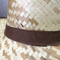 Light Straw Western Hat *like new, broken/holey, loose threads
