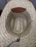 Straw Western Hat, string *like new
