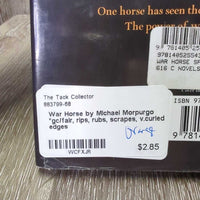 War Horse by Michael Morpurgo *gc/fair, rips, rubs, scrapes, v.curled edges
