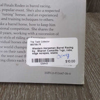 Western Horseman Barrel Racing by Sharon Camarillo *vgc, rubs, edge scrapes, stains
