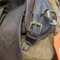 Middleton & Sons WW1 Cavalry Saddle, 2x Stirrup Irons & Leathers, Girth *NOT for Riding - DISPLAY ONLY
