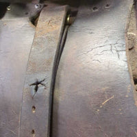 Middleton & Sons WW1 Cavalry Saddle, 2x Stirrup Irons & Leathers, Girth *NOT for Riding - DISPLAY ONLY
