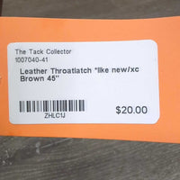 Leather Throatlatch *like new/xc
