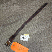 Thick Soft Leather Strap, big roller buckle *vgc/xc, mnr dings, rough edges, creases & stains
