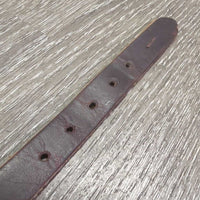 Thick Soft Leather Strap, big roller buckle *vgc/xc, mnr dings, rough edges, creases & stains
