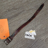 1 ONLY Plain Soft Leather Western Fender Hobble Strap *gc, clean, stains, creases, dents
