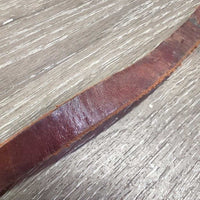 1 ONLY Plain Soft Leather Western Fender Hobble Strap *gc, clean, stains, creases, dents
