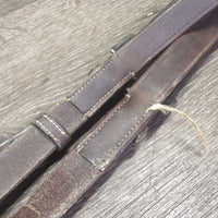 Long Elastic Side Reins *vgc, clean, mnr dirt, threads, rubs, dents & xholes, elastic edges: rubs & frays
