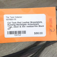 Rsd Leather Breastplate, Running Martingale Attachment *vgc, clean & mnr residue/film
