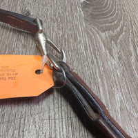 Soft Rsd/Padded Browband & Throatlatch, snap, adjustable *vgc, clean, mnr stains, chipped & scraped edges
