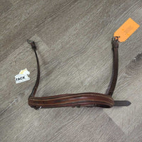 Rsd Padded Monocrown Noseband *fair, v.stiff, v.dry, clean, pulled edge, NO Flash, stains, clean & dirty
