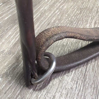 Rsd Padded Monocrown Noseband *fair, v.stiff, v.dry, clean, pulled edge, NO Flash, stains, clean & dirty
