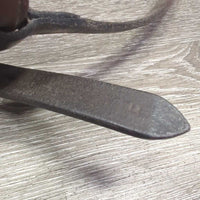 Rsd Padded Monocrown Noseband *fair, v.stiff, v.dry, clean, pulled edge, NO Flash, stains, clean & dirty
