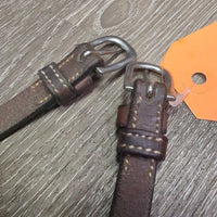 Rsd Padded Monocrown Noseband *fair, v.stiff, v.dry, clean, pulled edge, NO Flash, stains, clean & dirty
