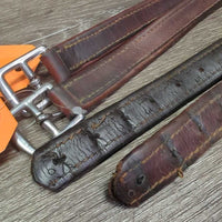 Cwd?Antares Soft Nylon Lined Stirrup Leathers *gc/fair, rubs, stains, scrapes, torn/unstitched edges, cut, dents
