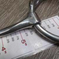 Thin Slow Twist Loose Ring Gag Bit, 2x rubberr guards *vgc/xc, clean, mnr scuffs, guards: rubs
